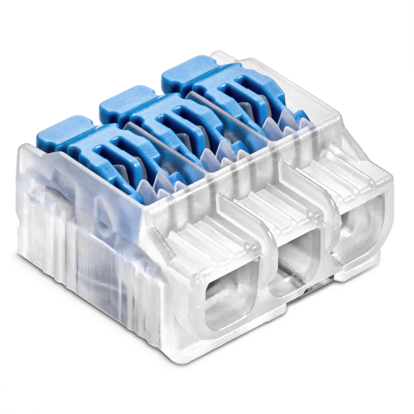 SCL3 - Lever wire connector SCL3 transparent/blue